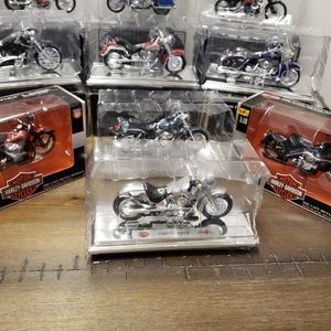 Harley Davidson & Avon Harley Davidson Ornament Collection Lot Of 7